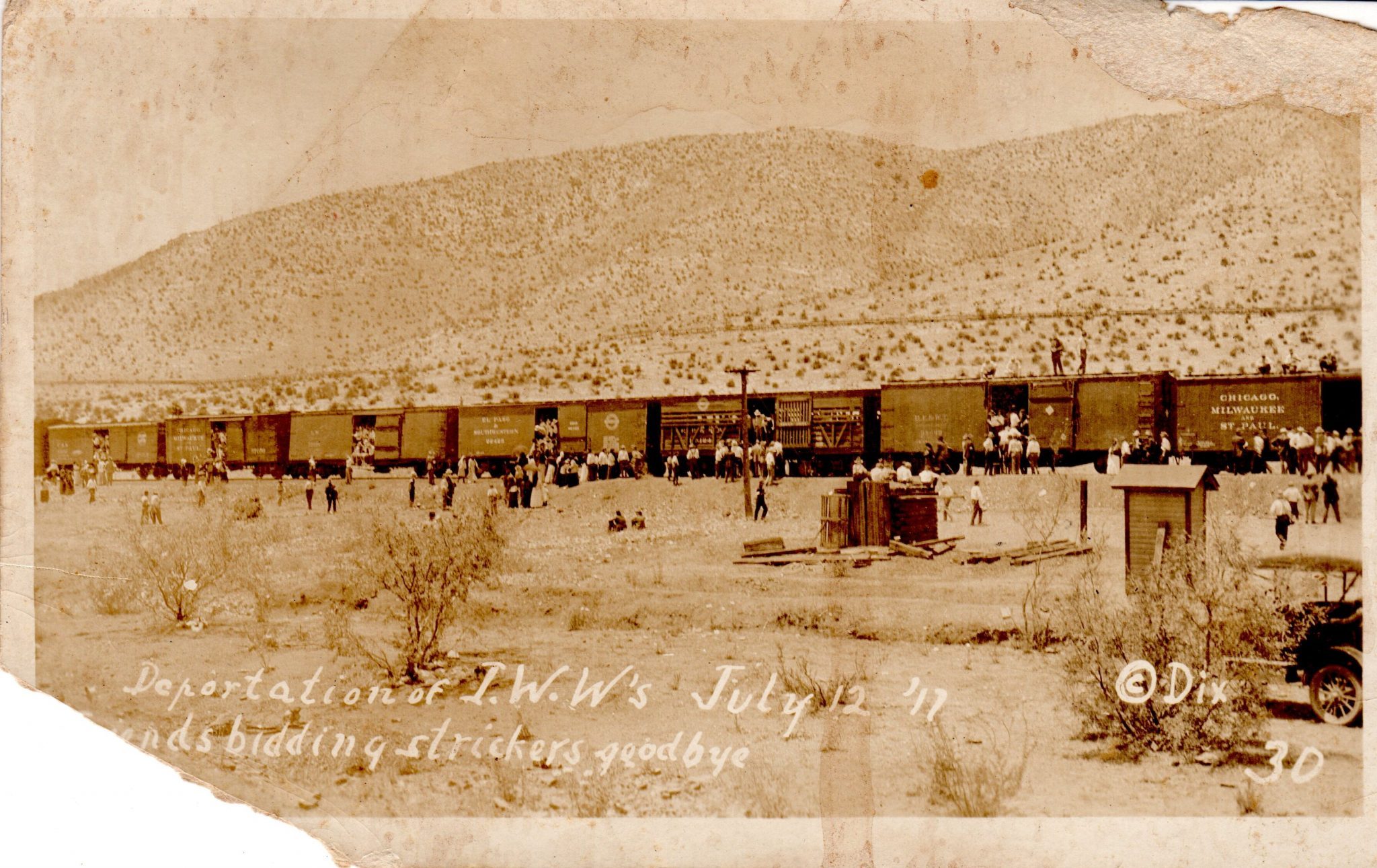 this-webpage-shows-images-of-bisbee-life-through-old-postcards