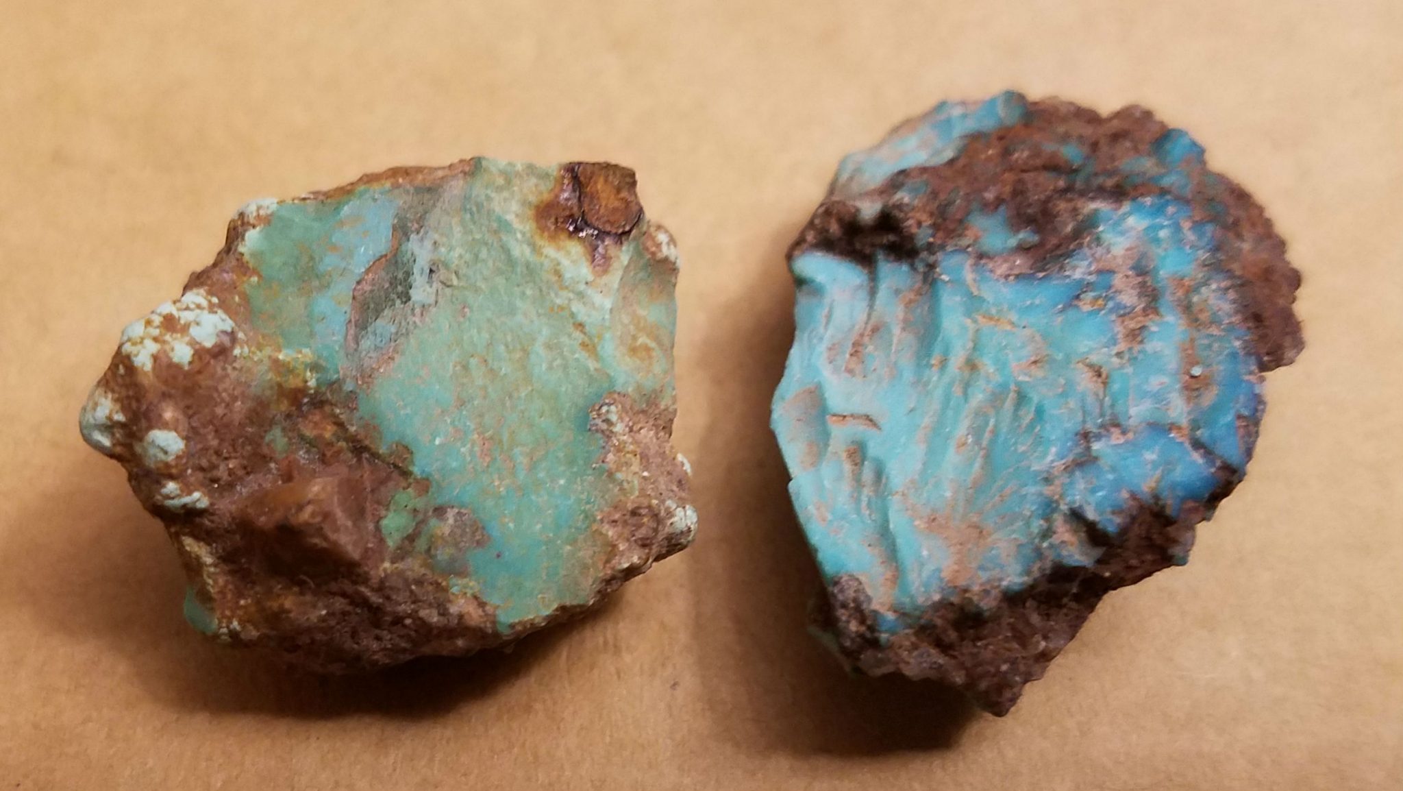 Old Bisbee Turquoise direct from the Bisbee Arizona Lavender Pit