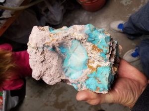 5 pound chunk of old Bisbee turquoise
