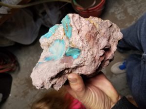 5 pound chunk of old Bisbee turquoise
